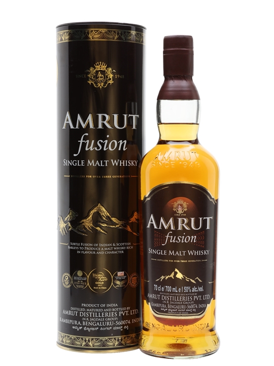 Amrut Fusion Single Malt Whisky (India)