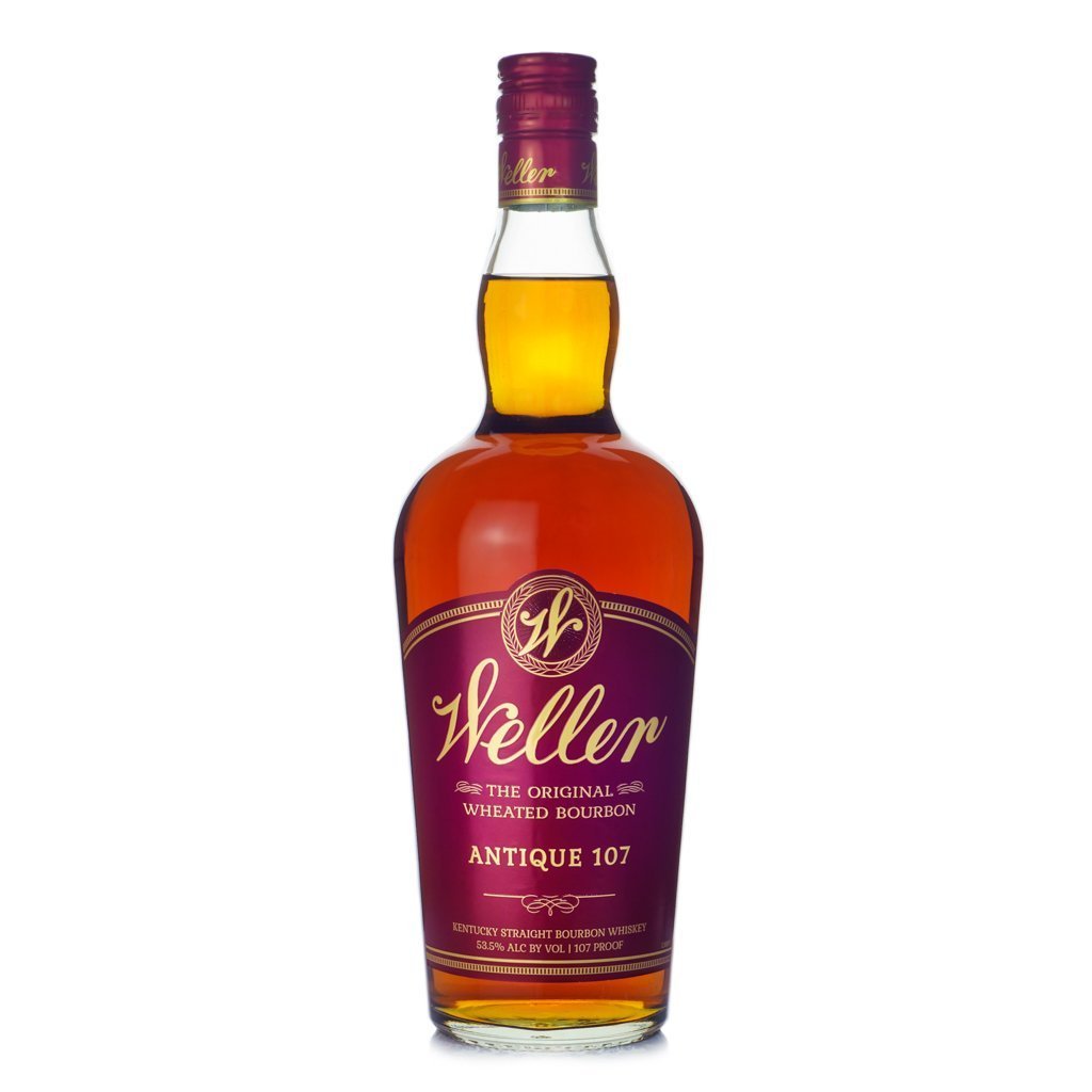 1. Bourbon Whiskey – W.L. Weller Antique 107