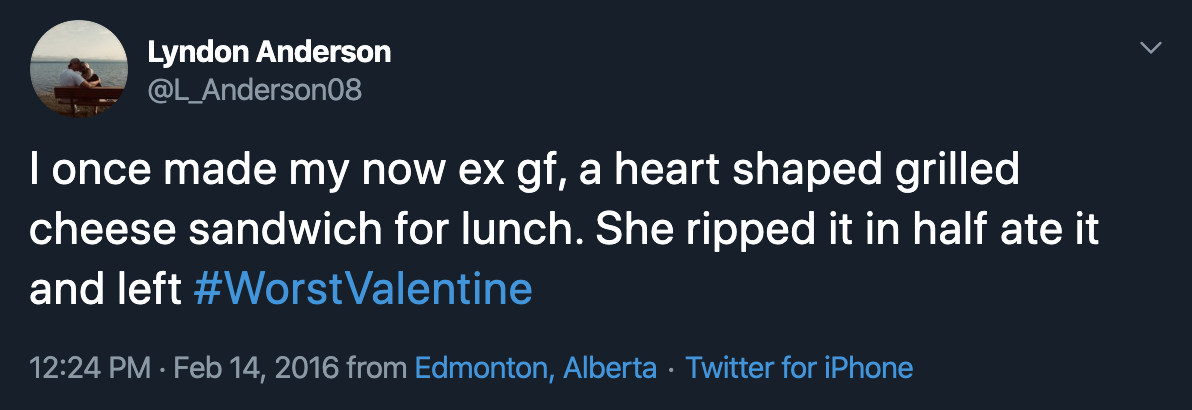 Worst Valentines Day Tweets #11