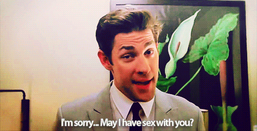 You never say 'I'm sorry.'