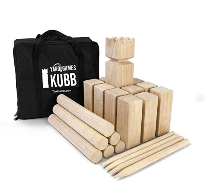 Yard Games Kubb Premium Size Outdoor Tossing Game